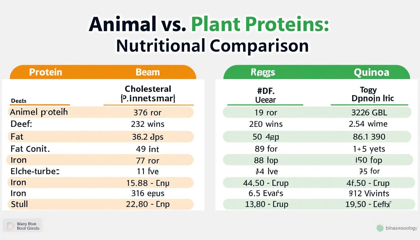 Quelle est la différence entre protéines animales et végétales ? 2 découvrez les principales différences entre les protéines animales et végétales, leurs avantages respectifs pour la santé, ainsi que des conseils pour équilibrer votre alimentation.